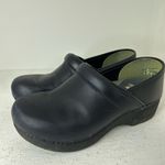 Dansko  Navy Blue Leather Clogs Photo 2