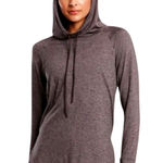 Athleta Uptempo Cowl Neck Long Sleeve Hoodie Size Small – Flora Mauve Photo 0