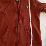Hydro Flask Womens Burnt Orange Zip Up Hooded Jacket Size Medium Relaxed Fit Photo 1