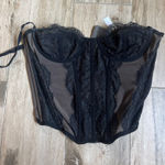 Urban Outfitters  Corset Top Black Photo 0