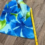 American Vintage Vintage y2k retro Hawaiian blue floral halter tankini set Photo 5