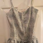 Lush Clothing Lush White and Green Patterned Fabric Photo 4