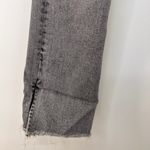 ZARA  Women's Grey Straight Leg Distressed High Rise Jeans Size 4 Photo 1
