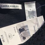 Laura Ashley  Black Sequin Holiday Sweater Sz S NWT Photo 5