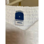 Old Navy  Cotton Mini Dress White Puff Sleeve Cottagecore Coastal Clean Girl Boho Photo 5