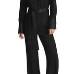 Reiss Size 0 Luka Tux Black Jumpsuit Retails $390 BNWTS Photo 7