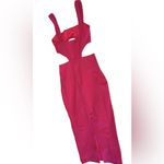 3 x $99 ATOIR pink corset cutout midi dress size 4 cocktail club sexy Photo 4