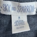 Sky And Sparrow  Ruched Tie Cropped Tee Photo 5