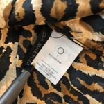 Reformation Blouse Top High Neck Long Sleeve Leopard Print XS/S Photo 4