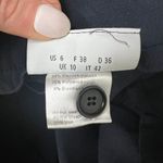 Akris Punto Classic Tapered Straight Leg Dress Work Pants Size US 6 Navy Blue Photo 9