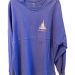 Disney Walt  World 50th Anniversary Purple Glitter Sparkle Adult XL Spirit Jersey Photo 0