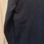 Eddie Bauer  Womens Navy Blue Knit Full‎ Zip Utility Jacket Large Sweater Fleece Photo 8