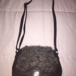 Black Rivet Faux Fur Black Crossbody Purse Photo 1
