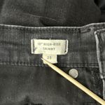 Madewell Jeans Women 2 25" Black 10" High Rise Skinny Leg Button Fly Grunge Punk Photo 6