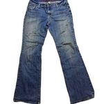 Mossimo Jeans Size 11 Junior Bootcut Lighter Wash on Legs Photo 0