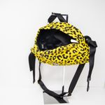 NEW Diane Von Furstenberg Nylon Crossbody Belt Bag Purse Heyford Goldenrod Print Photo 6