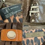 Vintage B. MAKOWSKY Two Tone Brown Genuine Leather Slouchy Satchel Crossbody Photo 12