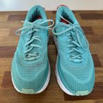 HOKA Womens Sneaker 10 Bondi 7 Training Blue Running Eggshell Athletic Walking Photo 6