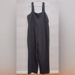 Good American  NWT Women's Luxe Column Jumpsuit in Black001 size 6 plus size 3X Photo 2