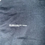 Pangaia Charcoal Hoodie with Text Label Black Photo 3