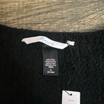 Victoria's Secret Heavenly by Victoria Oversized Teddy Knit Sweater M Black NWT Split Hem Soft Photo 1