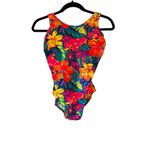 One Piece Vintage Gantner of California Tropical Floral Print Swimsuit Photo 1