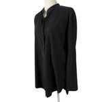 James Perse Corduroy Tunic Shirt Top Womens 2 WKUP3642 Black Long Sleeve Career Photo 8