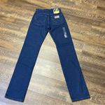 Wrangler NEW  Cowboy Cut Jeans Natural Rise Dark Blue 14MWZ Slim Fit Womens 5x36 Photo 1
