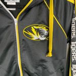 Mizzou Tigers Zip Front Hoodie Sz Medium Black Photo 3