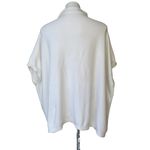 Anthropologie  Angela Quarter-Zip Poncho Pullover, Sz L Photo 7