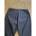 Eddie Bauer Women's Navy Blue Stretch Straight Leg Pants - Size 8 Photo 3