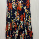 Jessica London Floral Print Maxi Skirt Dark Floral Boho Prairie Cottagecore 18W Photo 0
