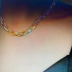 Antiana Accesorio™ 18K Gold IP Stainless Steel Bracelet & Necklace Set Photo 1