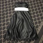 Bill Levkoff  Black & White Bridesmaid Dress Photo 0