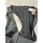 Banana Republic Heritage Top Womens 6 Asymmetrical Satin Halter Tank Green Photo 3