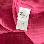 Rails  Ellis Shirt Hibiscus 100% Organic Cotton Gauze Classic Chic Size Medium Photo 3