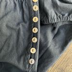 Free People  Black Cotton Skirt - Size L Photo 5