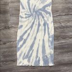 ZARA  blue white tie dye asymmetrical dress small Photo 3