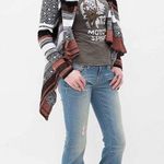 BKE Striped Fly Away Knit Cardigan Sweater Photo 0