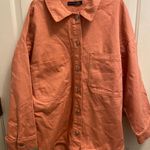 Brand New Black Tape Women's Size Large Soft Peach Cream Jacket Coat Pink Photo 0