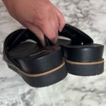 Eileen Fisher  Black Slide On sandals shoes size 7 Photo 3