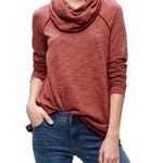 Free People Beach Rust Terracotta Cocoon Cowl Pullover Top / Hood W-242 Sz XS/S Photo 0