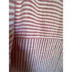 Holding Horses Anthropologie Holding Horse Oversize Button Down Blouse Red White Stripes M/L Photo 7