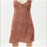 Kendall + Kylie NWOT  bohemian Mini sundress dress MEDIUM burnt orange Tan Photo 3