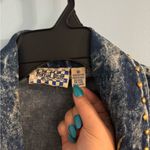 Vintage denim jacket with studded and gem detail size M 100% cotton Size M Photo 4