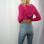American Eagle Y2K Vintage  Cropped Cardigan Sweater in Pink Size Extra Small Photo 7