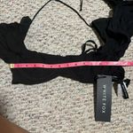 White Fox Boutique NWT  Sheer Perfection Long Sleeve Crop Corset Black Size Small Photo 11