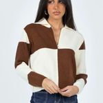 Princess Polly Brown Pembroke Sweater Photo 0