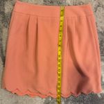Loft  Coral Scalloped Mini Skirt Photo 5