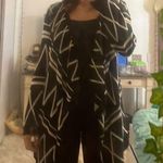 Say What? Black & White Stripe Cardigan Photo 2